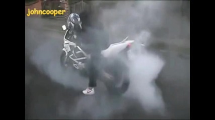 Honda Cbr F4 Burnout