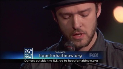 ! H D ! Hope For Haiti Now - Justin Timberlake & Matt Morris - Hallelujah 