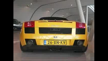 Lamborghini Gallardo Spyder engine start up