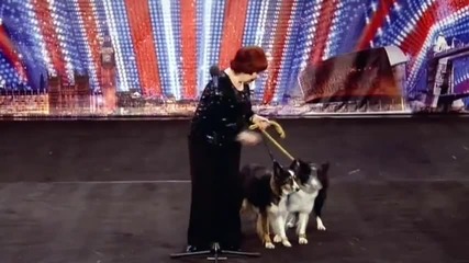 ! Жена танцува с кучета ! Великобритания търси талант 2011
