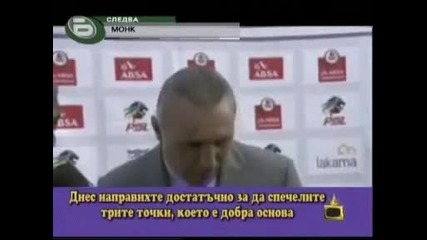 - Hristo Stoichkov giving an interview in English 