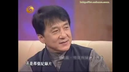 Jackie on chinese talk show 4