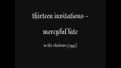 Mercyful fate - Thirteen invitations