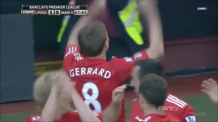 Steven Gerrard Freekick vs Manchester United Hd
