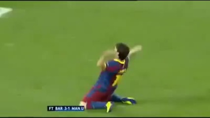 Amazing dribble Messi Vs Nani - Champions League Final