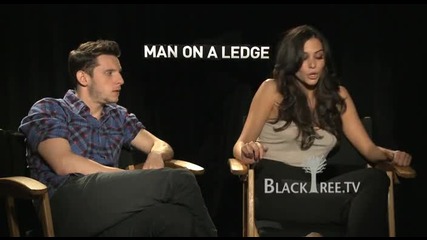 Man On A Ledge with Genesis Rodriguez and Jamie Bell - Interview