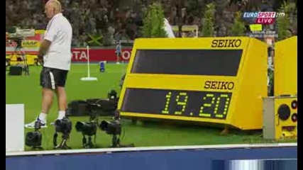Юсеин Болт - световен рекорд 19.19 200 m 