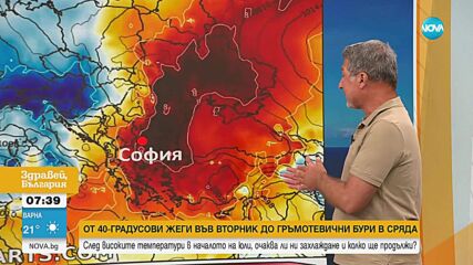 Опасно горещото време продължава