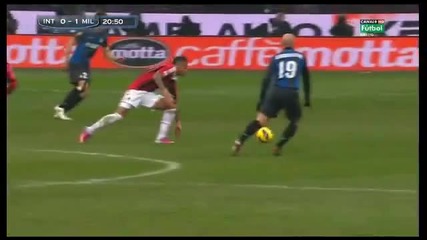 Stephan El Shaarawy Goal ( Inter Milan Vs Ac Milan ) 0-1