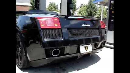 Lamborghini Gallardo Black Spyder 