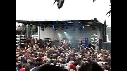 Hatebreed mosh - Soundwave festival Sydney, 2007 