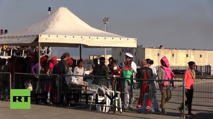 Italy: Navy bring 506 refugees and migrants from the Med into Trapani
