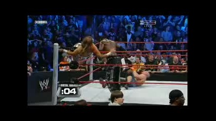 Wwe royal rumble match 2010 част 3