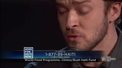 Hope for Haiti Now - A Global Benefit for Earthquake Relief. Justin Timberlake and Matt Morris 
