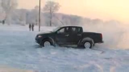 Opel Frontera Off - road drift на сняг