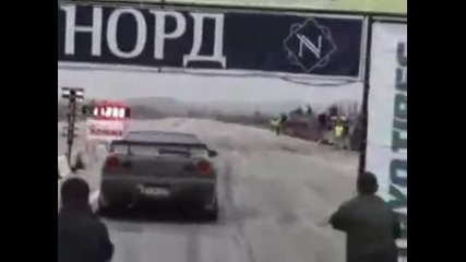 Nissan Skyline R34 Gt-r Vs Porsche 911 Turbo
