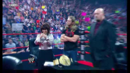 Промо за Triple Threat мача на Wrestlemania 25