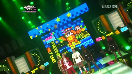 (hd) Fresh Boyz - King Kong Shower (debut stage) ~ Music Bank (24.08.2012)