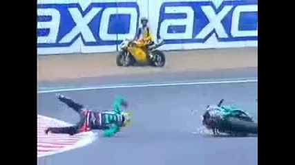 Компилация - Катастрофи B moto gp i Formula 1 