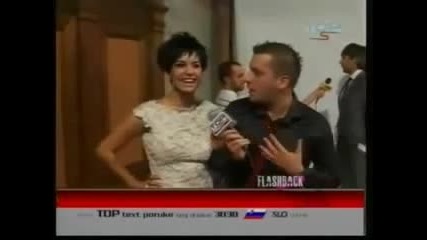 Tanja Savic - Intervju posle festivala - Top Music TV