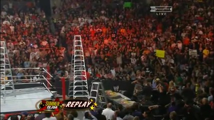 Jeff Hardy - Swanton Bomb off the Ladder
