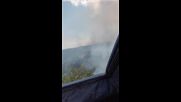 ВВС участваха активно при овладяването на пожара в Област Пазарджик