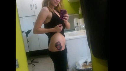 Момиче си татуира лицето на Justin Bieber!