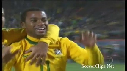 Бразилия 3:0 Чили / гол на Робиньо / 