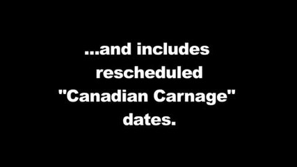 Slayer, Megadeth & Testament American Carnage Tour 2010 Press Release 