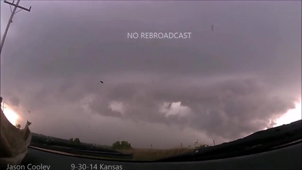 Time lapse - буря в Вермилиън, Канзас 30.9.2014