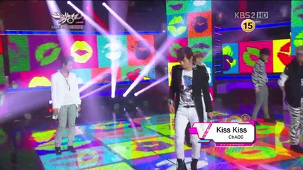 (hd) Chaos - Kiss Kiss ~ Music Bank (12.10.2012)