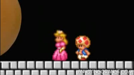 Annoying Orange Super Mario 