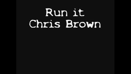 chris brown run it chipmunk style