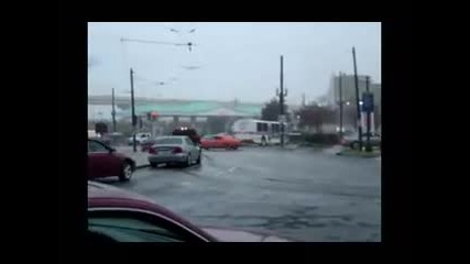 Дрифт във населено място!
