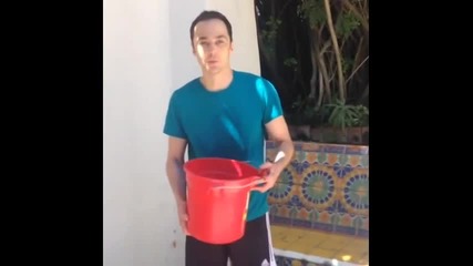 Jim Parsons Als Ice Bucket Challenge (sheldon Cooper The Big bang theory)