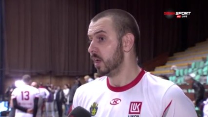 Мнението на Георги Братоев след победата над ВК ЦСКА