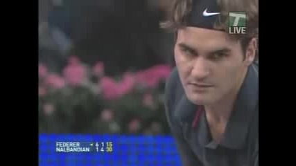 Atp Ms Madrid 2007 : Федерер - Налбандиан | 2ри сет