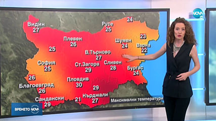 Прогноза за времето (15.06.2020 - обедна емисия)