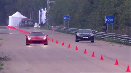 Corvette Z06 Supercharged vs Nissan Gt-r