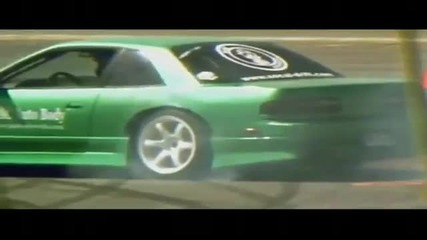 Drift Slide At Irwindale Speedway 