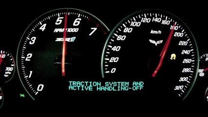 Corvette Zr1 - km.h
