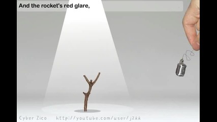 Crazy Singing Bird - Star Spangled Banner
