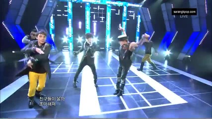 Big Bang - Intro + Love Song + Stupid Liar ~ Music Core (16.04.11)