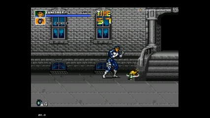 The Punisher sega x32 walkthrough stage 1