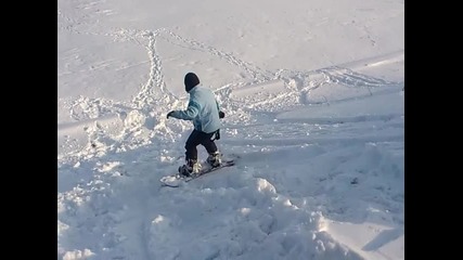 моето падане от snowboarda :x