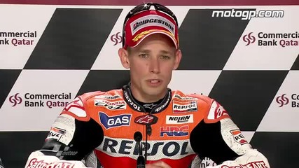 Casey Stoner interview after the Qatar Gp 
