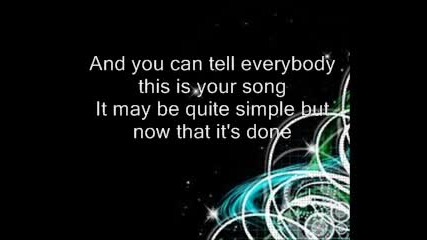 your song (janet devlin cover with lyrics)