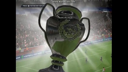 Fifa14 Arsenal s1 ep5:първа победа в Шампионската лига