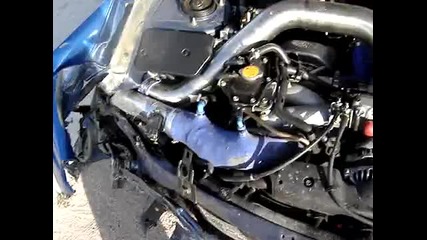 Катастрофирало Subaru wrx 