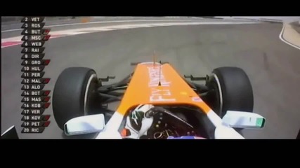 F1 Гран при на Бахрейн 2012 - избрани моменти Fp 1 [2] [hd]